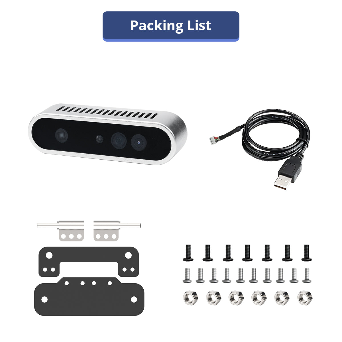 Hiwonder Aurora930 Pro 3D Structured Light Depth Camera 3D Mapping & ROS-Compatible AI Vision Module for Robots Hiwonder Aurora930 Pro 3D Structured Light Depth Camera 3D Mapping & ROS-Compatible AI Vision Module for Robots
